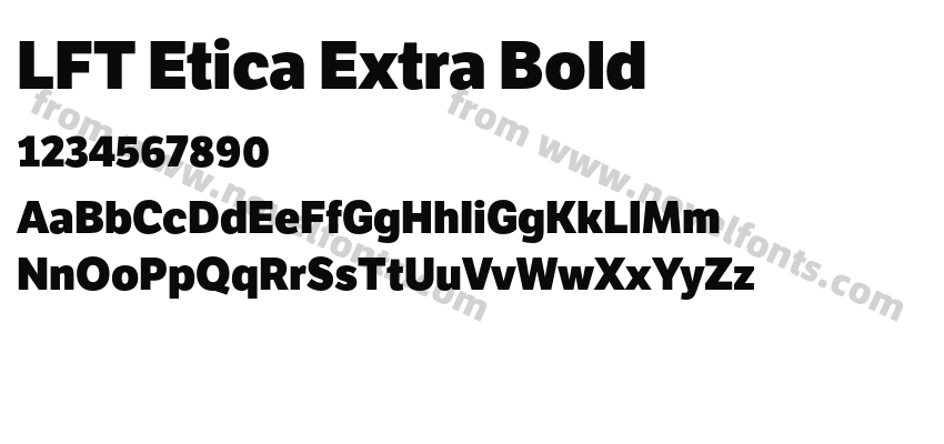 LFT Etica Extra BoldPreview