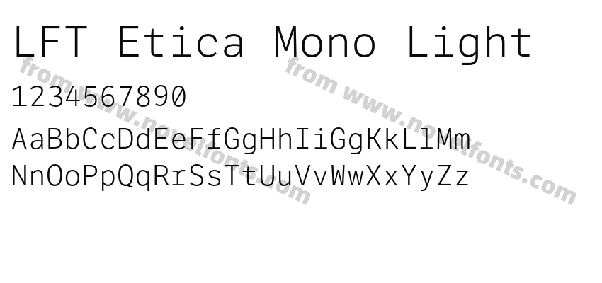 LFT Etica Mono LightPreview
