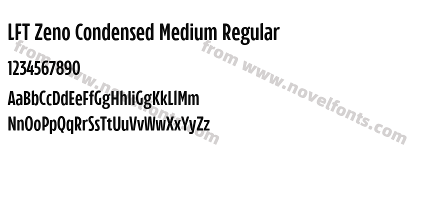 LFT Zeno Condensed Medium RegularPreview