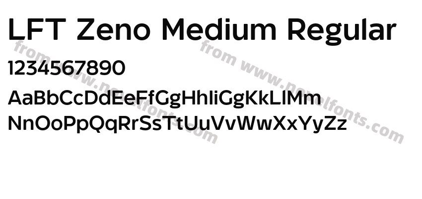 LFT Zeno Medium RegularPreview