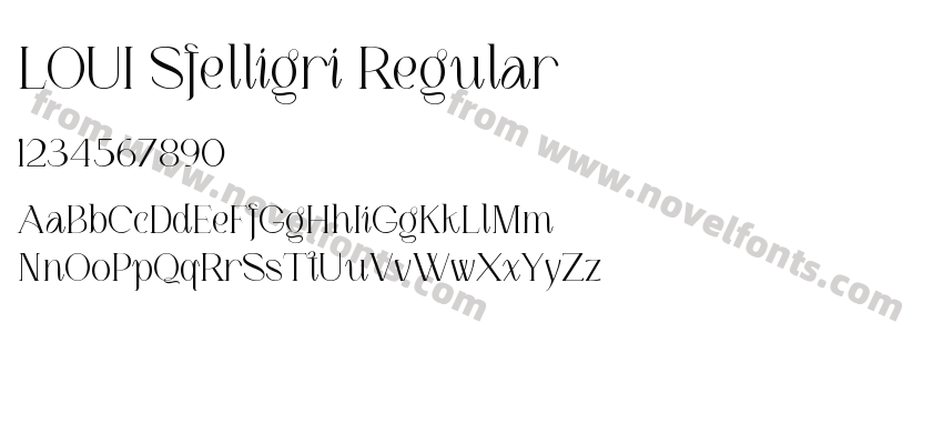 LOUI Sfelligri RegularPreview