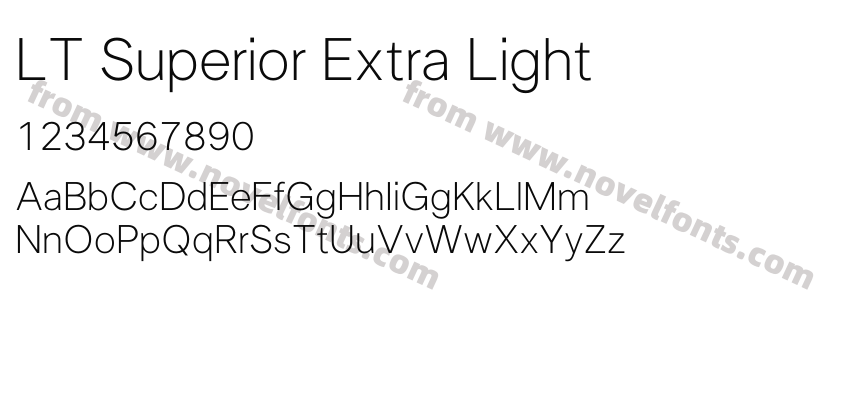 LT Superior Extra LightPreview