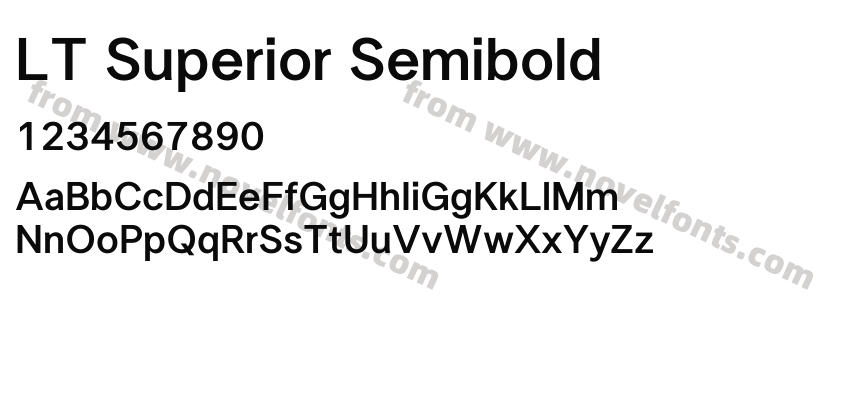 LT Superior SemiboldPreview