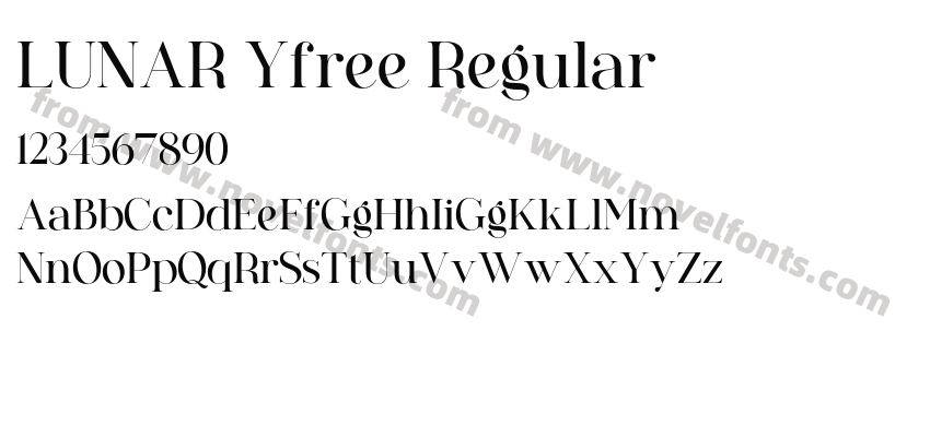 LUNAR Yfree RegularPreview
