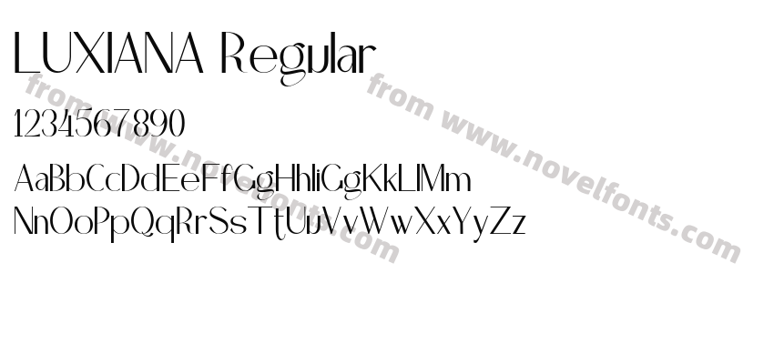 LUXIANA RegularPreview