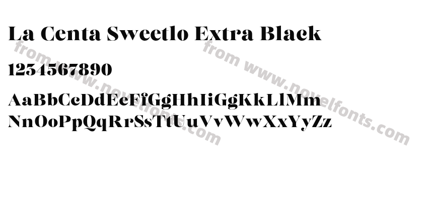 La Centa Sweetlo Extra BlackPreview