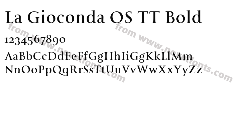 La Gioconda OS TT BoldPreview