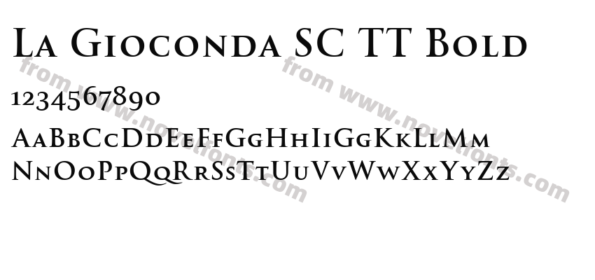 La Gioconda SC TT BoldPreview