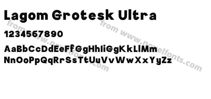 Lagom Grotesk UltraPreview