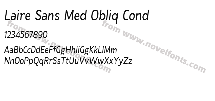 Laire Sans Med Obliq CondPreview