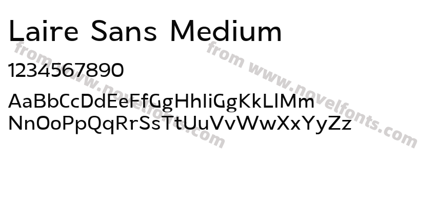 Laire Sans MediumPreview