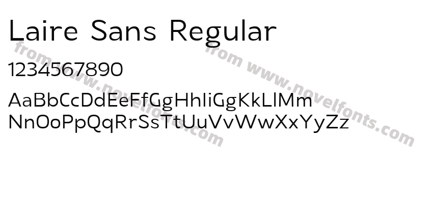Laire Sans RegularPreview