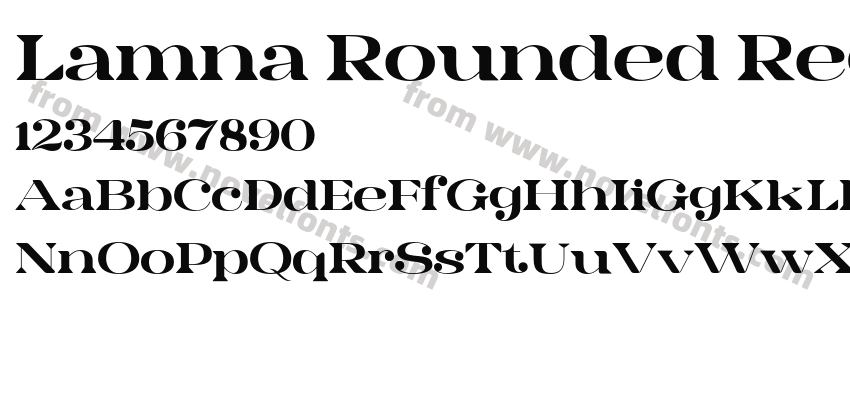 Lamna Rounded RegularPreview