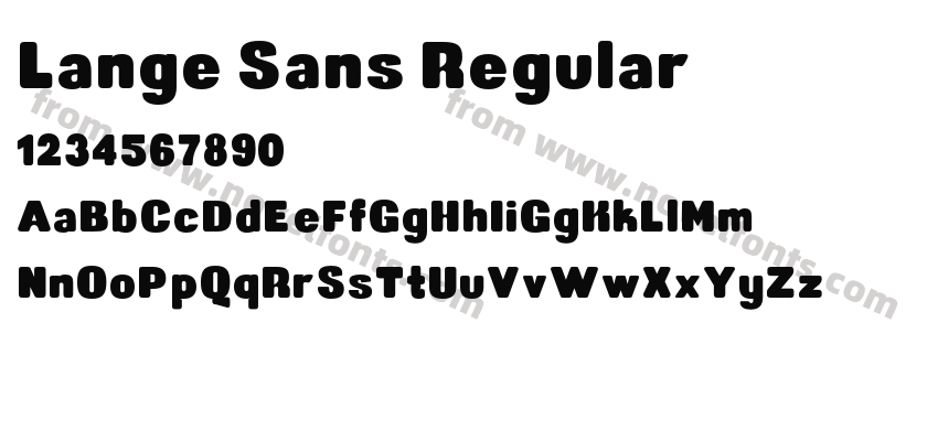 Lange Sans RegularPreview