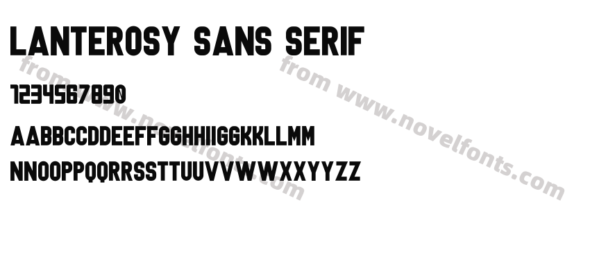 Lanterosy Sans SerifPreview