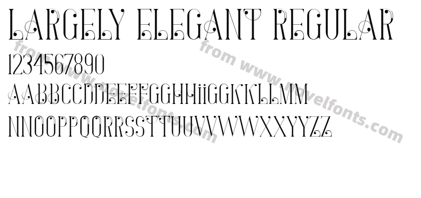 Largely Elegant RegularPreview