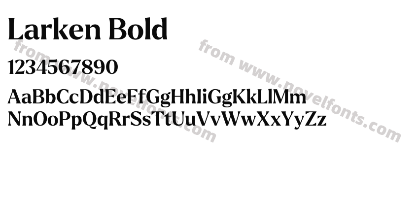 Larken BoldPreview
