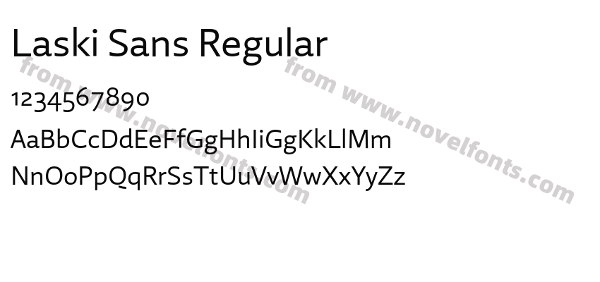 Laski Sans RegularPreview