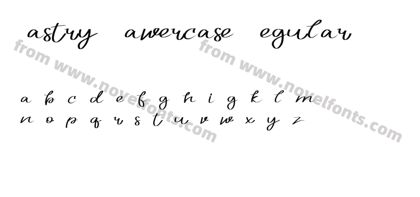 Lastry Lawercase RegularPreview