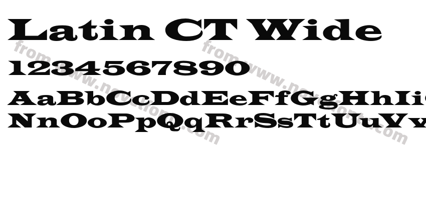 Latin CT WidePreview