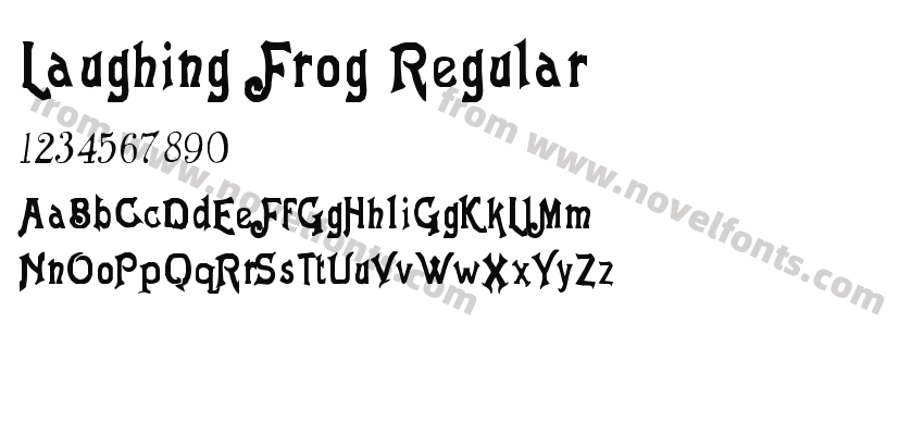 Laughing Frog RegularPreview