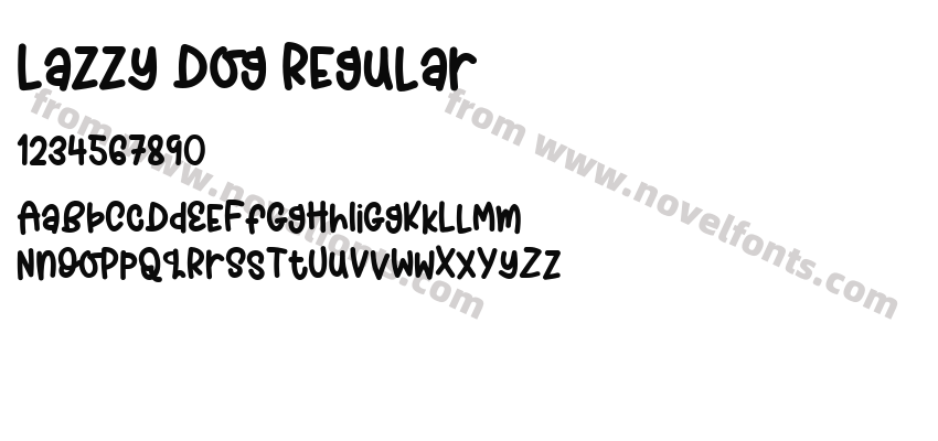 Lazzy Dog RegularPreview