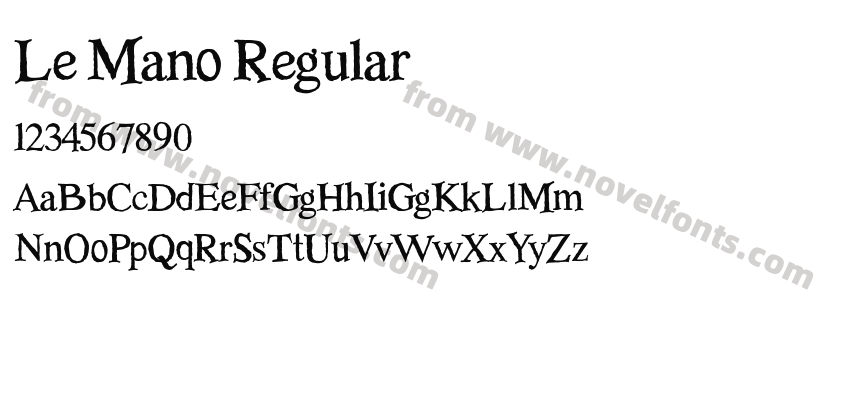 Le Mano RegularPreview