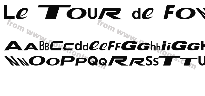 Le Tour de FontsPreview