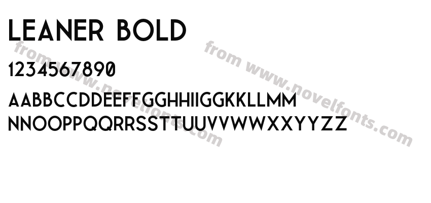 Leaner BoldPreview