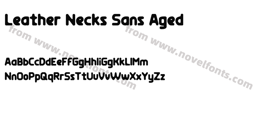 Leather Necks Sans AgedPreview