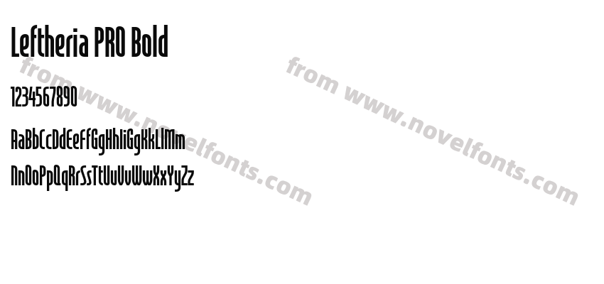Leftheria PRO BoldPreview