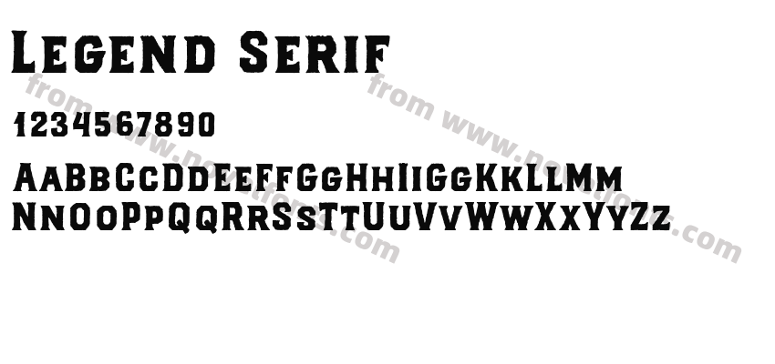 Legend SerifPreview