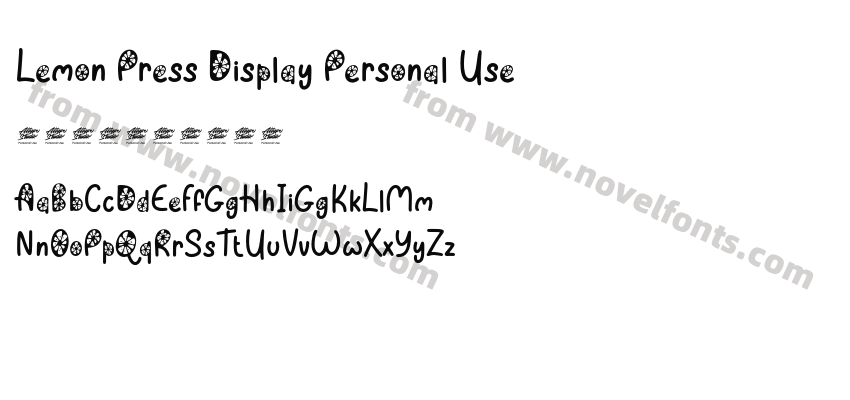 Lemon Press Display Personal UsePreview