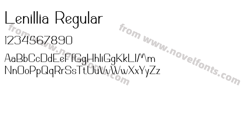 Lenillia RegularPreview