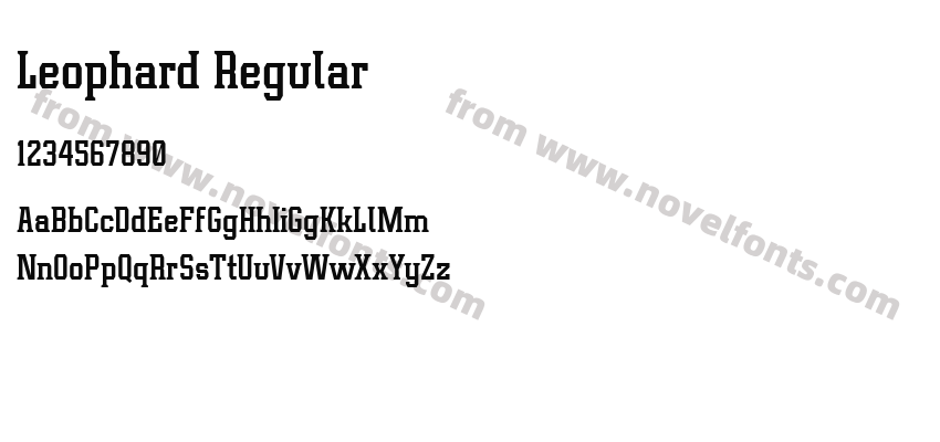 Leophard RegularPreview