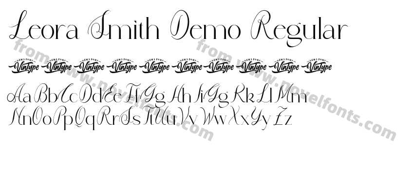 Leora Smith Demo RegularPreview