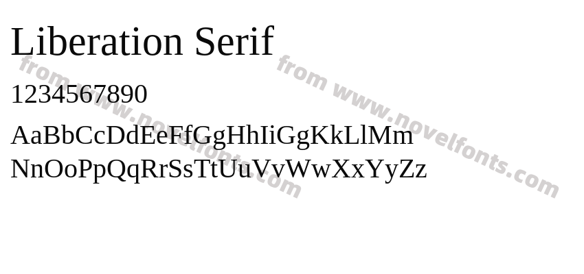 Liberation SerifPreview