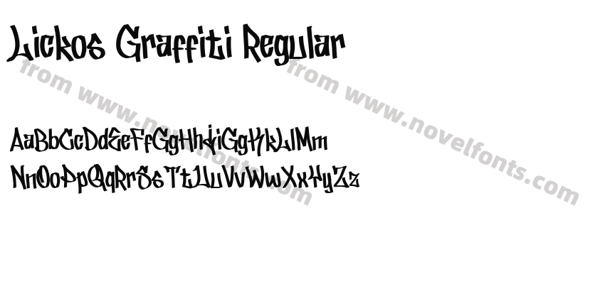 Lickos Graffiti RegularPreview