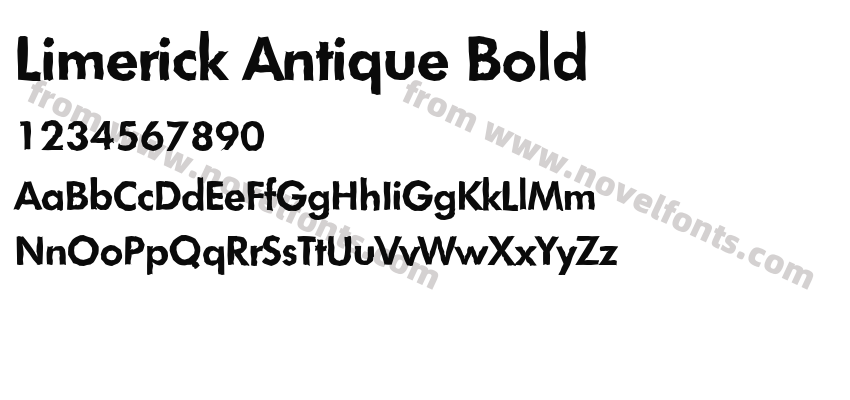 Limerick Antique BoldPreview