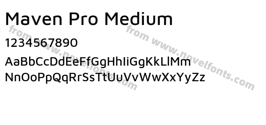 Maven Pro MediumPreview