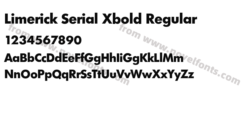 Limerick Serial Xbold RegularPreview