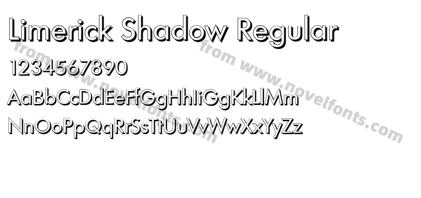 Limerick Shadow RegularPreview