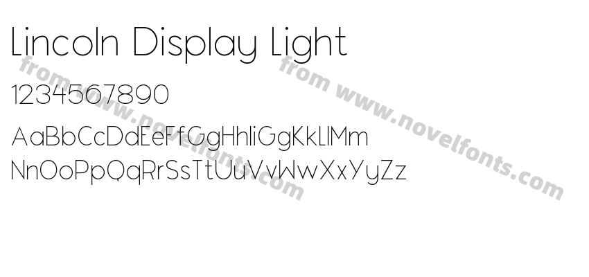 Lincoln Display LightPreview