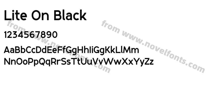Lite On BlackPreview