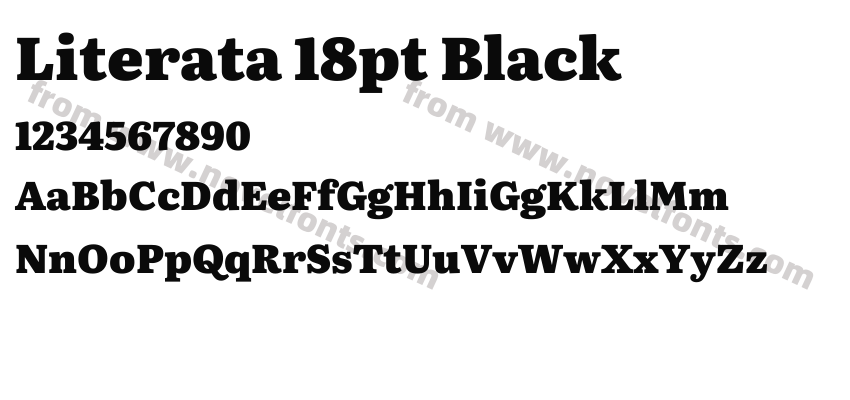 Literata 18pt BlackPreview