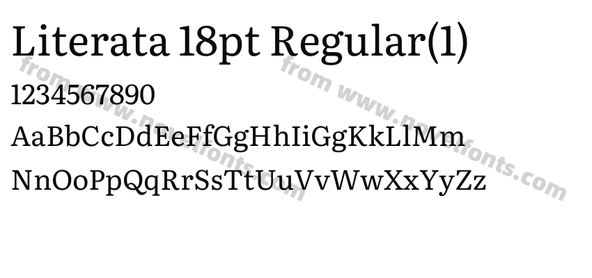 Literata 18pt Regular(1)Preview
