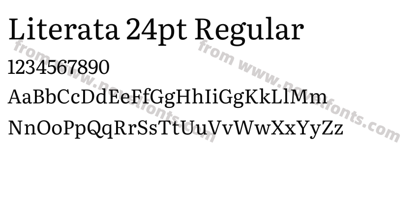 Literata 24pt RegularPreview