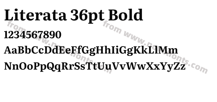 Literata 36pt BoldPreview