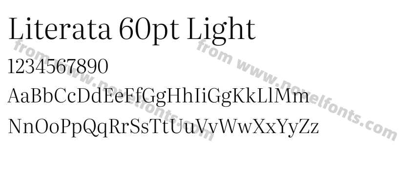 Literata 60pt LightPreview