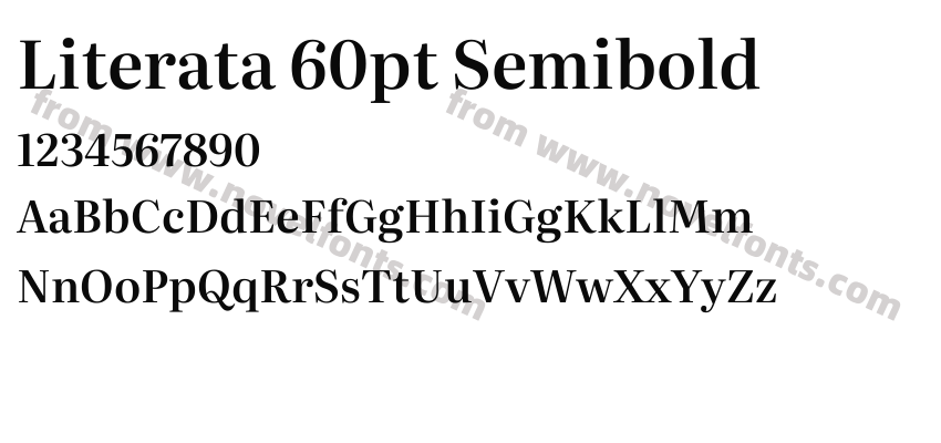 Literata 60pt SemiboldPreview